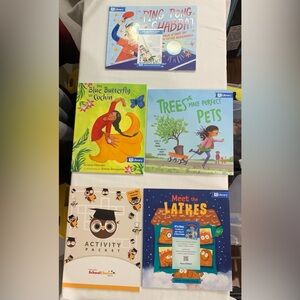 Shabbat, Blue Butterfly, Trees Pets, Meet the Latkes, Activity Packet (5) Total